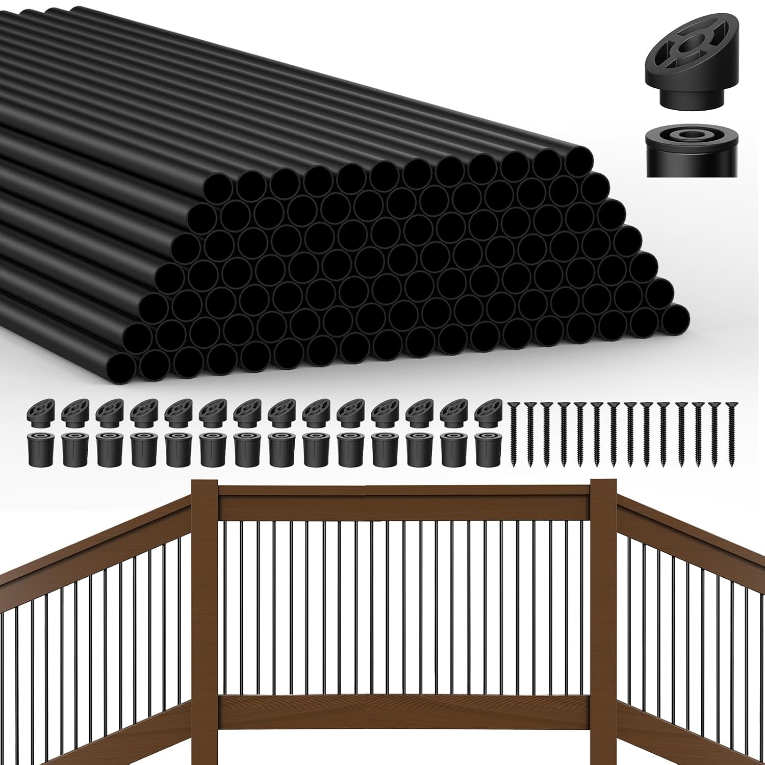 105-Pack Round Aluminum Deck Spindles Kit 105-Pack Round Aluminum Deck Spindles Kit