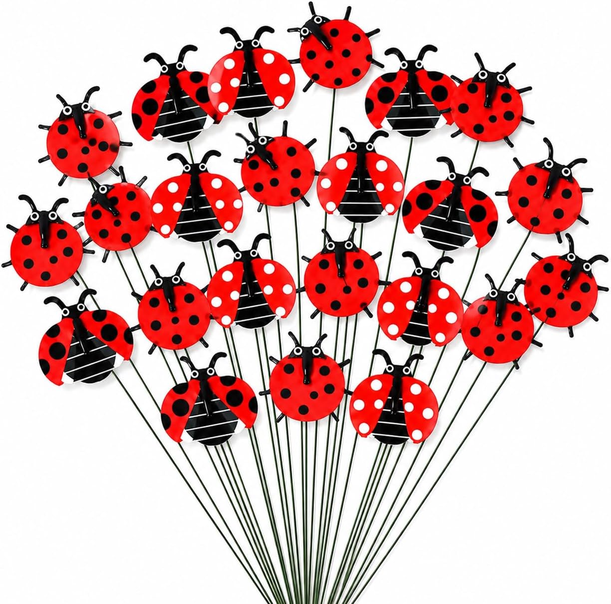 30-Pack Ladybug Plant Stakes 30-Pack Ladybug Plant Stakes