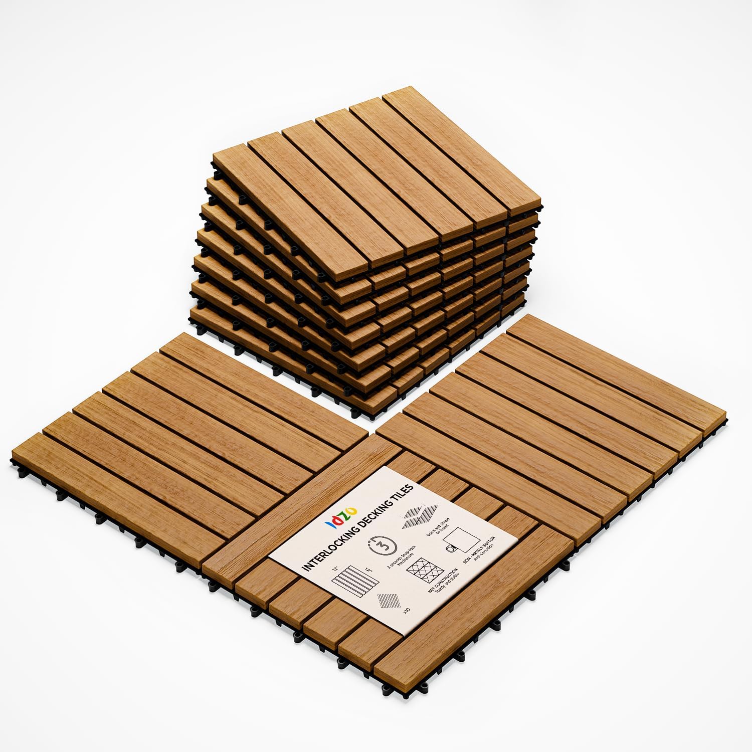 Acacia Wood Interlocking Decking Tiles Acacia Wood Interlocking Decking Tiles