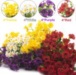 16 Bundles Artificial Outdoor Daisies