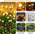 6-Pack Solar Swaying Firefly Lights