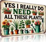 Vintage Plant Lover Garden Sign