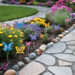 10-Piece Metal Butterfly Garden Stakes