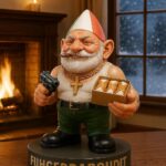 Italian Flag Hat Garden Gnome