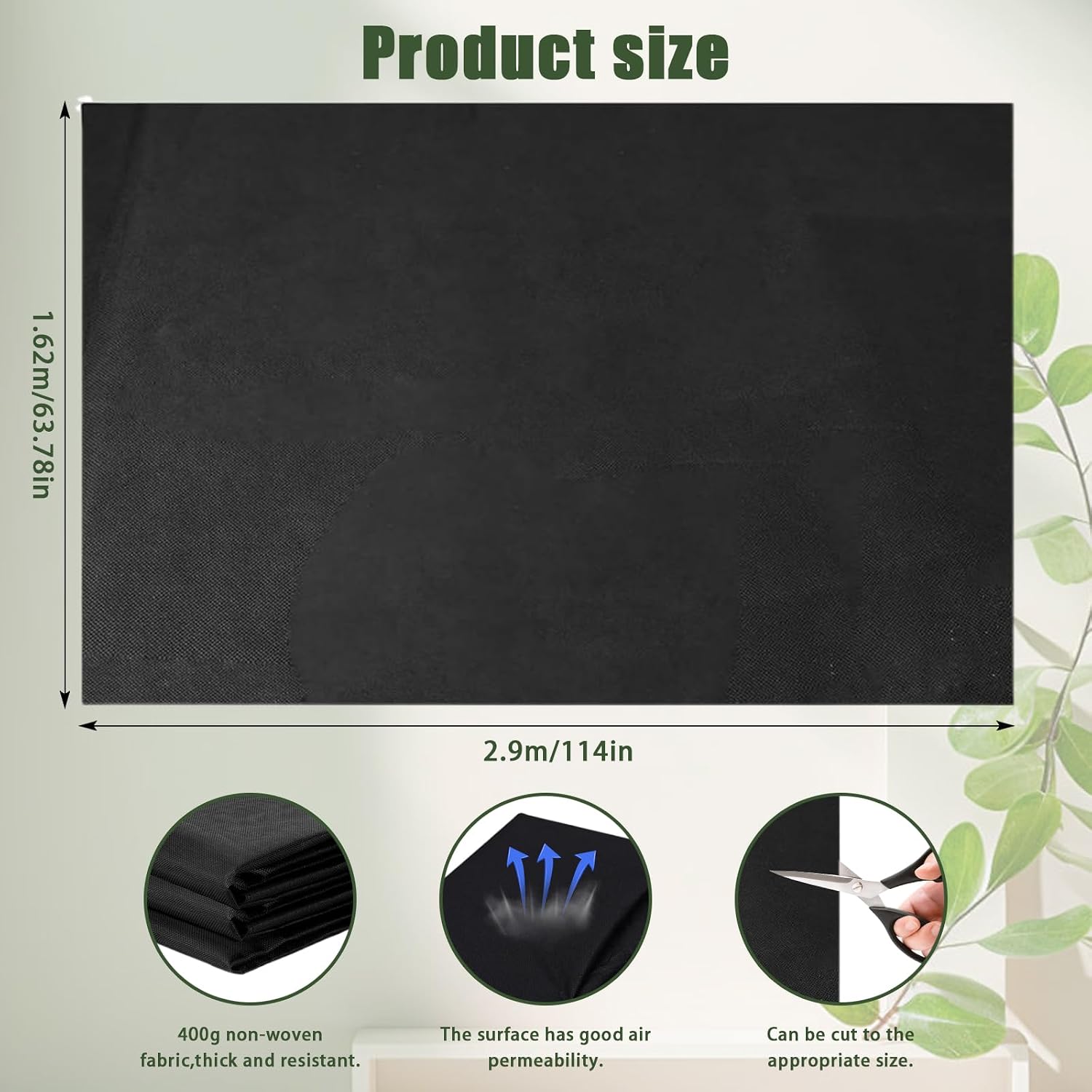 Large Non-Woven Fabric Garden Liner