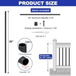 50-Pack Round Aluminum Deck Spindles