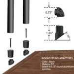 105-Pack Round Aluminum Deck Spindles Kit
