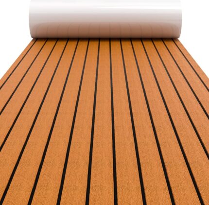 Teak Finish Foam Decking Roll