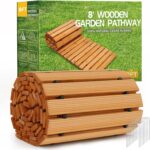 8-Foot Natural Cedar Roll-Up Pathway