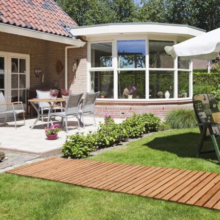 8-Foot Natural Cedar Roll-Up Pathway