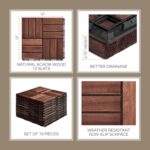 Interlocking Acacia Wood Decking Tiles 2