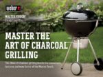 Round Black Charcoal Barbecue Grill