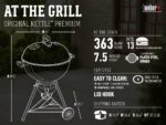22-inch Black Outdoor Kettle Grill