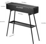 Black Portable Charcoal BBQ Grill
