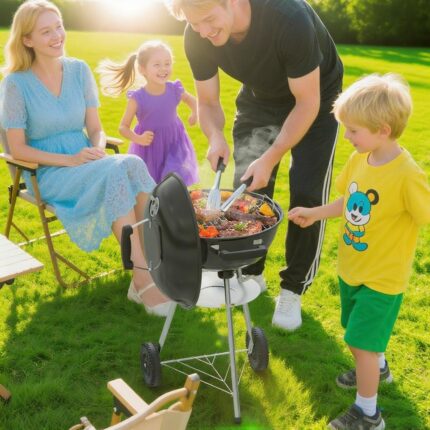 18-inch Black Kettle Charcoal Grill