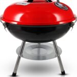14.5-inch Red Portable Charcoal Grill