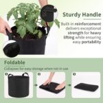 10-Pack Assorted Fabric Grow Bags
