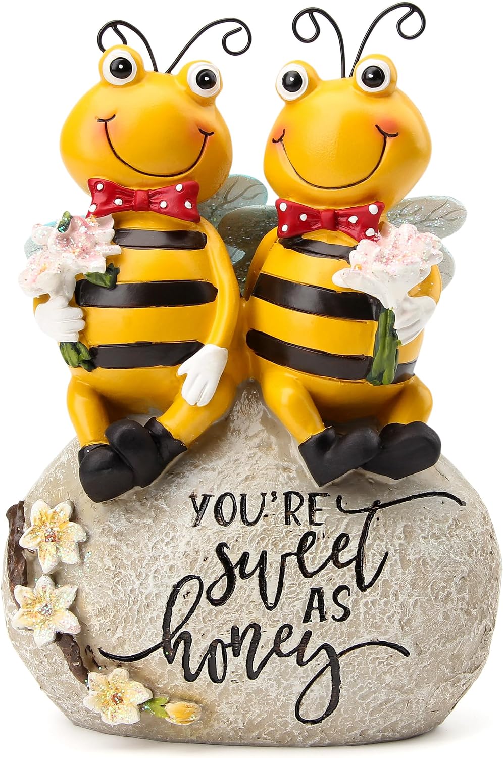 Two Resin Honey Bee Figurines Two Resin Honey Bee Figurines