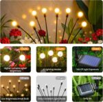 4-Pack Solar Swaying Garden Lights