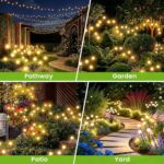 4-Pack Solar Swaying Garden Lights